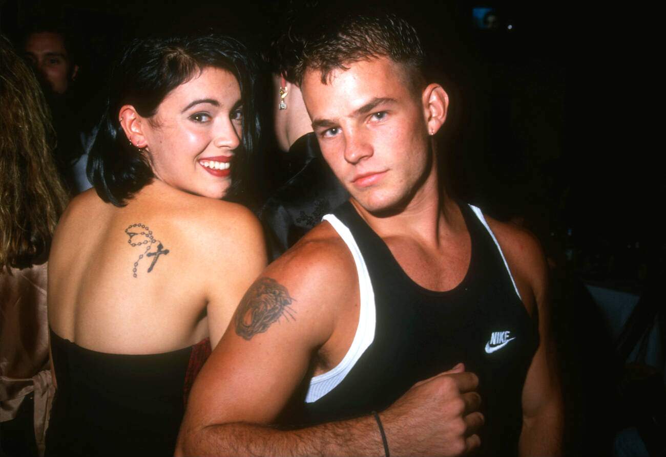 Alyssa Milano And Tommy Puett At The Where The Day Takes You Premiere, 1992.
