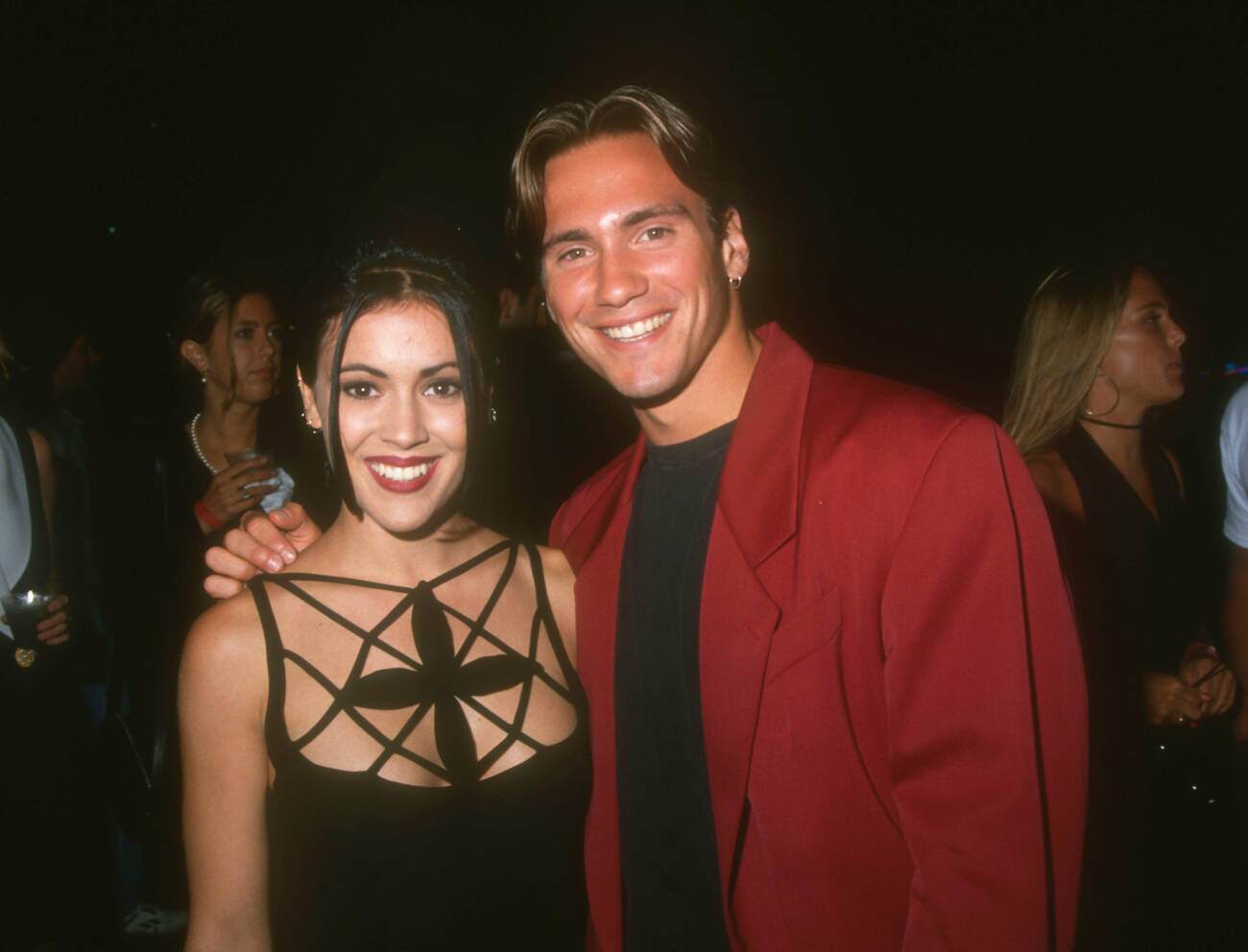 Alyssa Milano And Eric Nies At The Ninth Annual Mtv Video Music Awards, 1992.