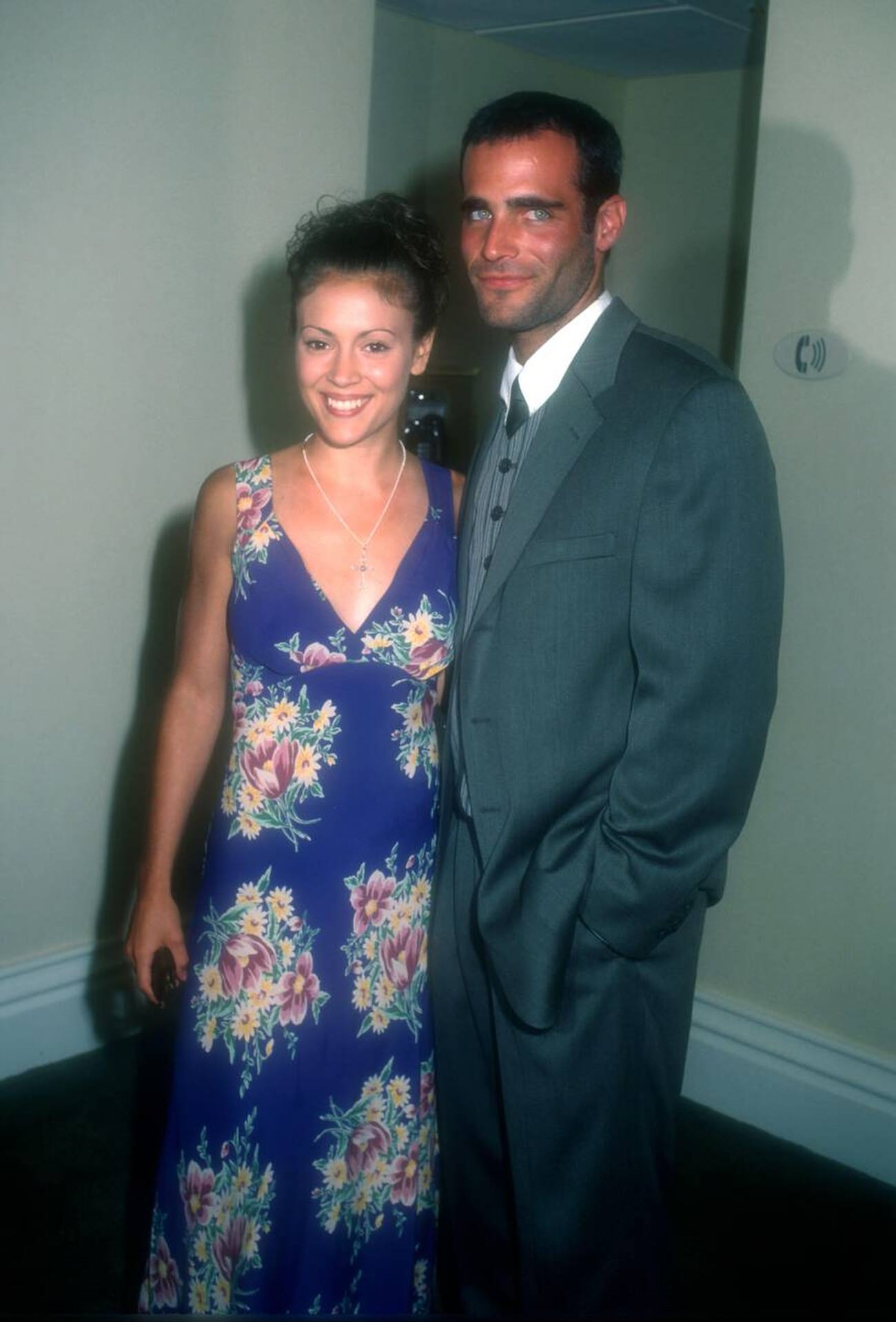 Alyssa Milano And Brian Bloom At The Project Inform Awards, 1996.