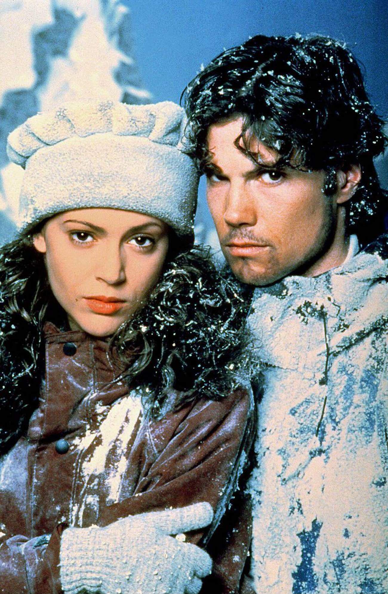 Alyssa Milano And Cameron Bancroft In To Brave Alaska, 1996.