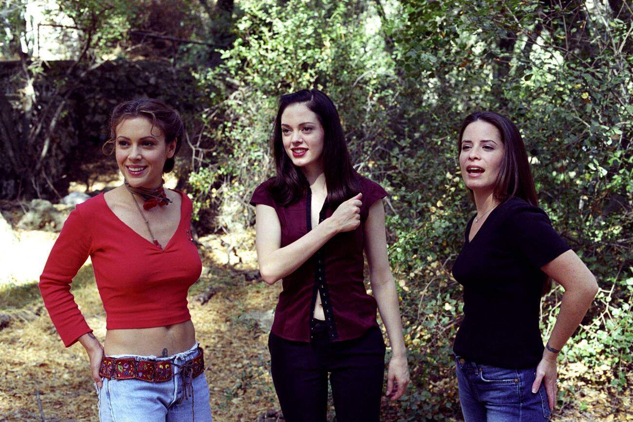 Alyssa Milano, Rose Mcgowan, And Holly Marie Combs In Charmed, 1998.