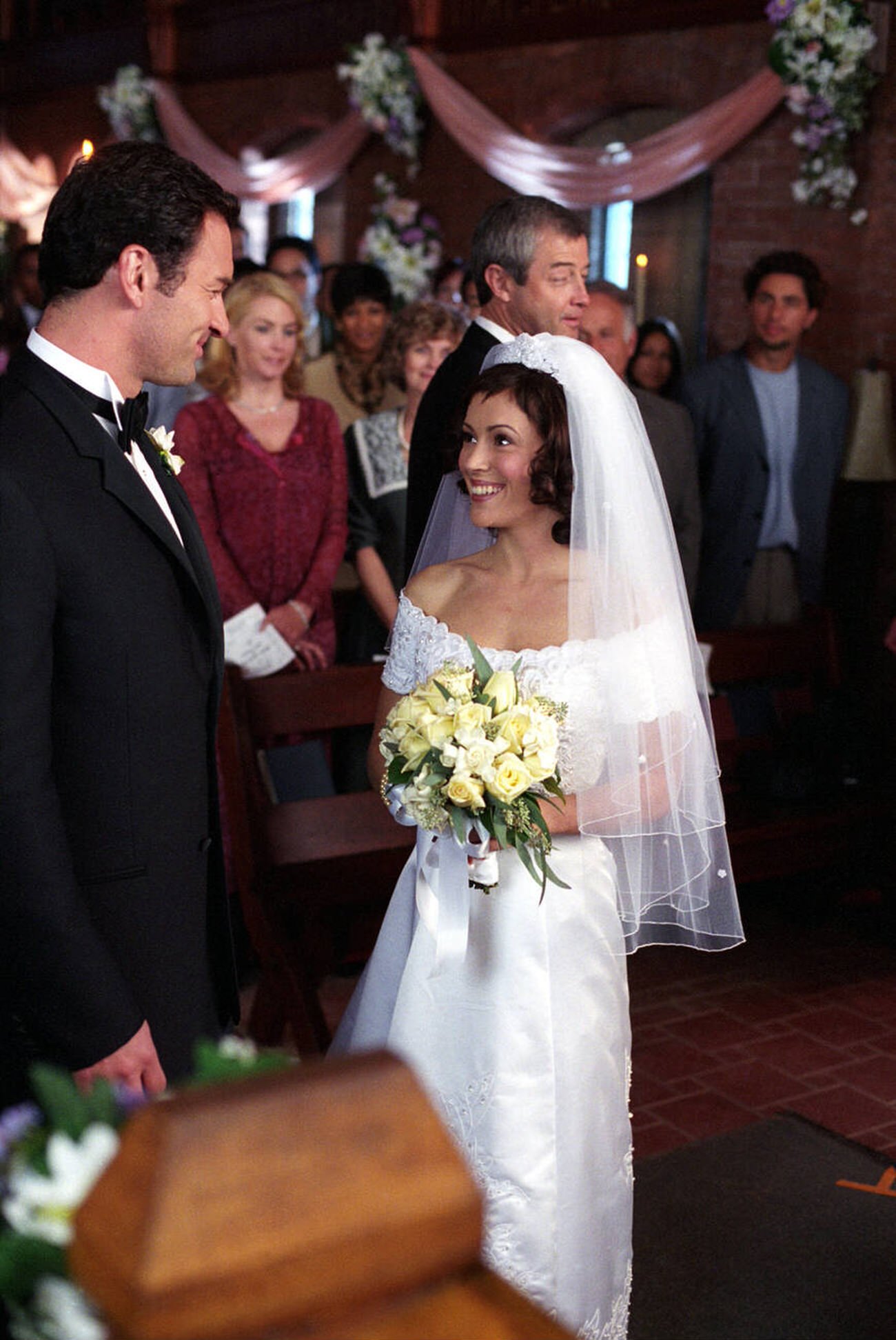Alyssa Milano And Julian Mcmahon In Charmed, 2001.
