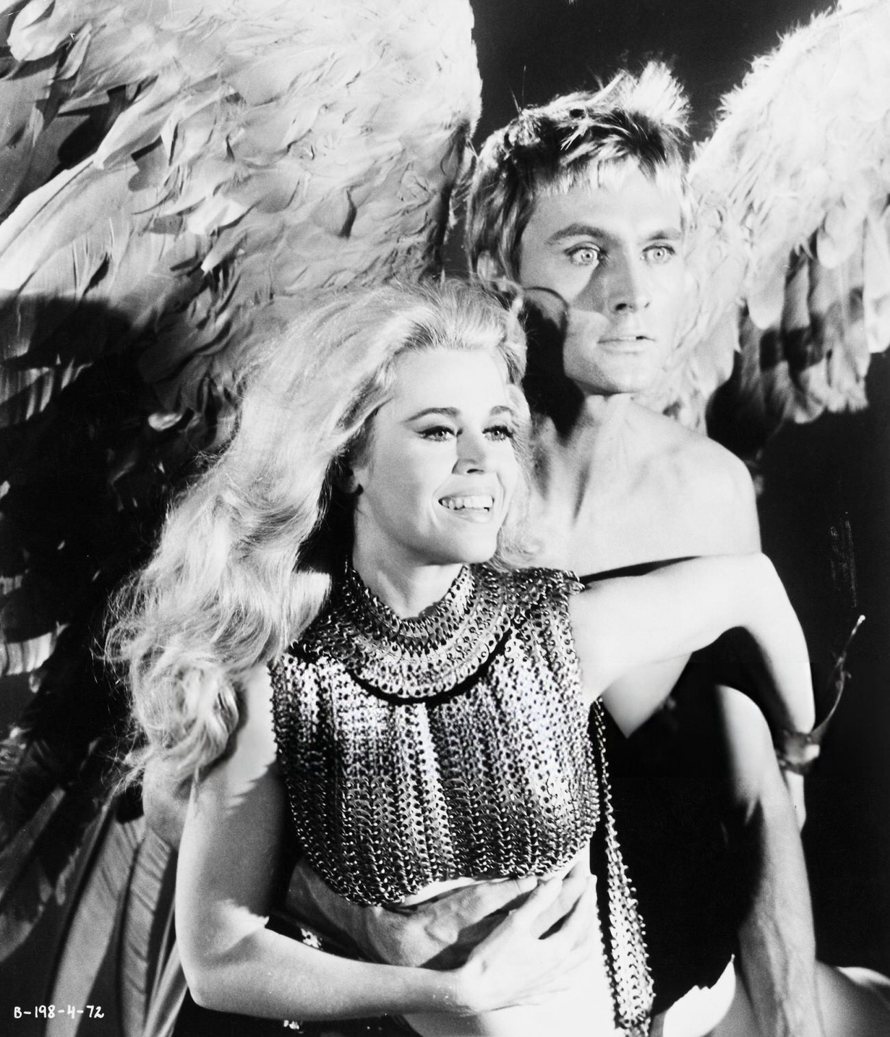 Jane Fonda And John Phillip Law In &Amp;Quot;Barbarella&Amp;Quot;, 1967.