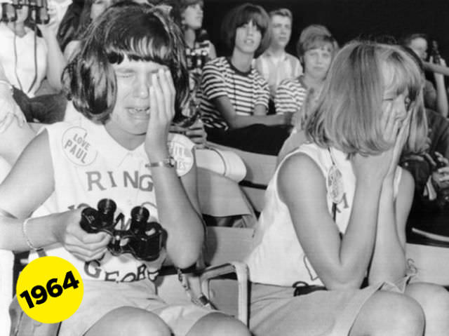 Beatlemania In Full Swing: Capturing The Frenzy Of Beatles Fangirls In The Mid-60S