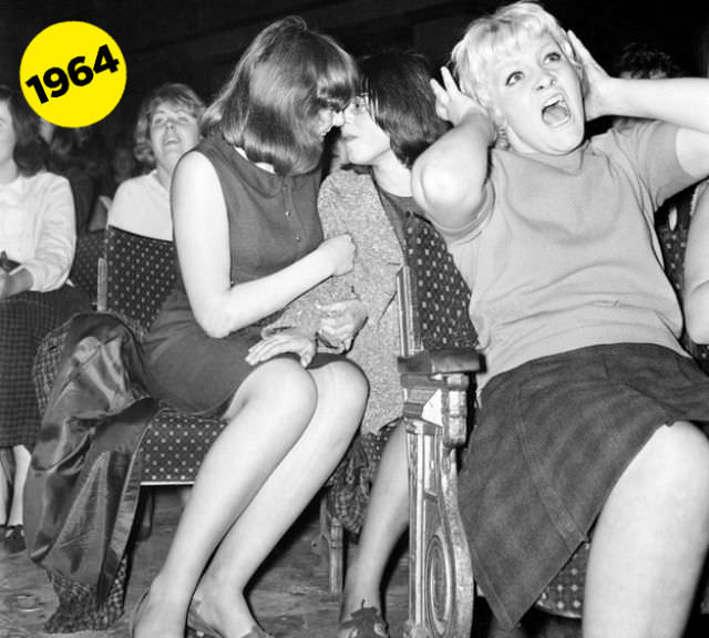 Beatlemania In Full Swing: Capturing The Frenzy Of Beatles Fangirls In The Mid-60S