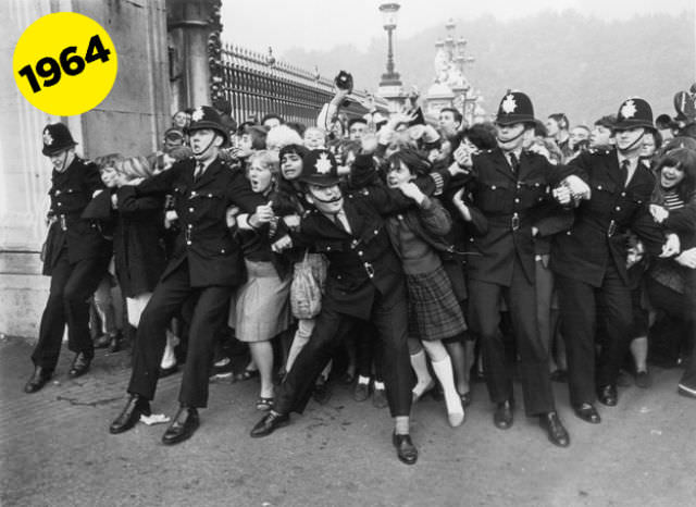Beatlemania In Full Swing: Capturing The Frenzy Of Beatles Fangirls In The Mid-60S