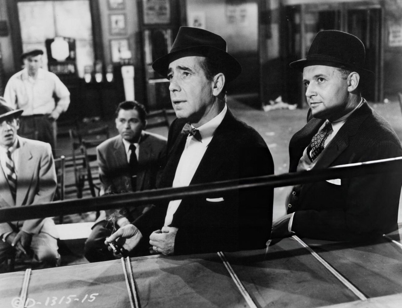 Humphrey Bogart And Rod Steiger In ‘The Harder They Fall’, 1956