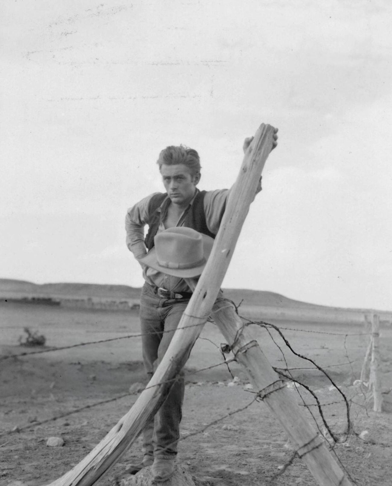James Dean Off-Set From ‘Giant’, 1956