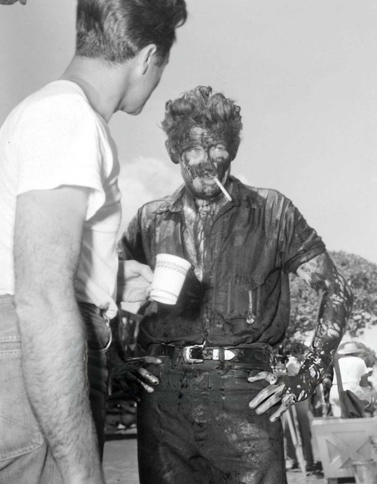 James Dean Off-Camera Shot From ‘Giant’, 1956