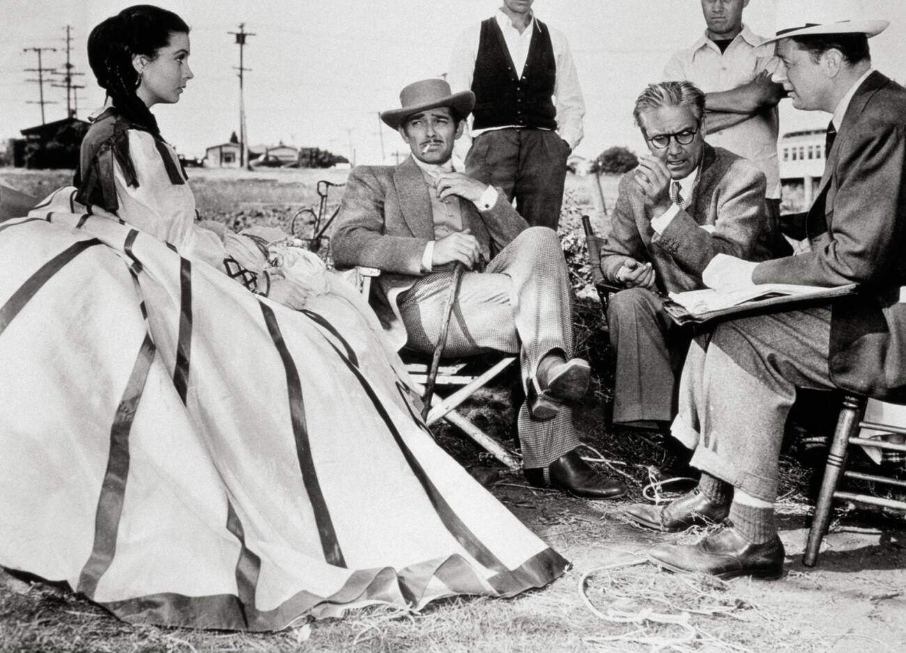 Vivien Leigh And Clark Gable In ‘Gone With The Wind’, 1939.