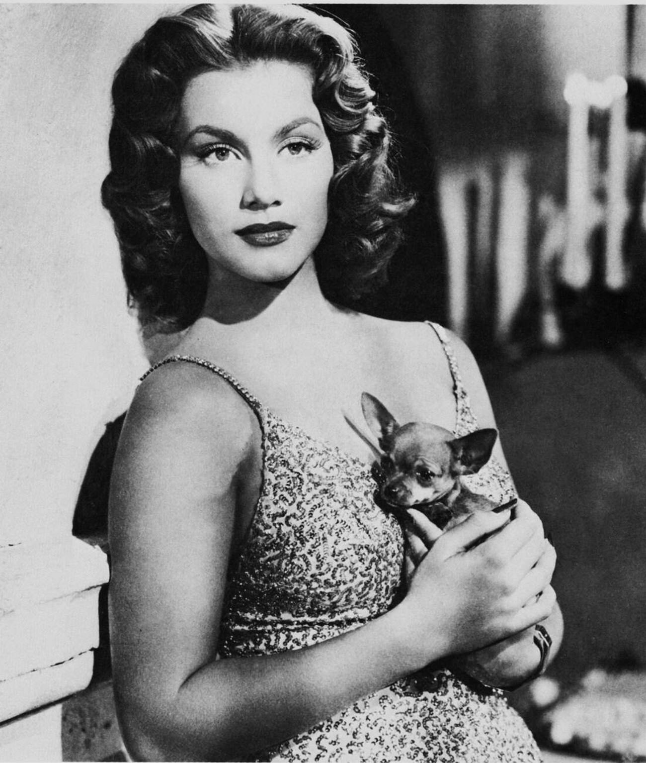 Linda Christian, Actress, Married To Tyrone Power (1949-1956) And Edmund Purdom (1962-1963). Mother Of Romina Power.