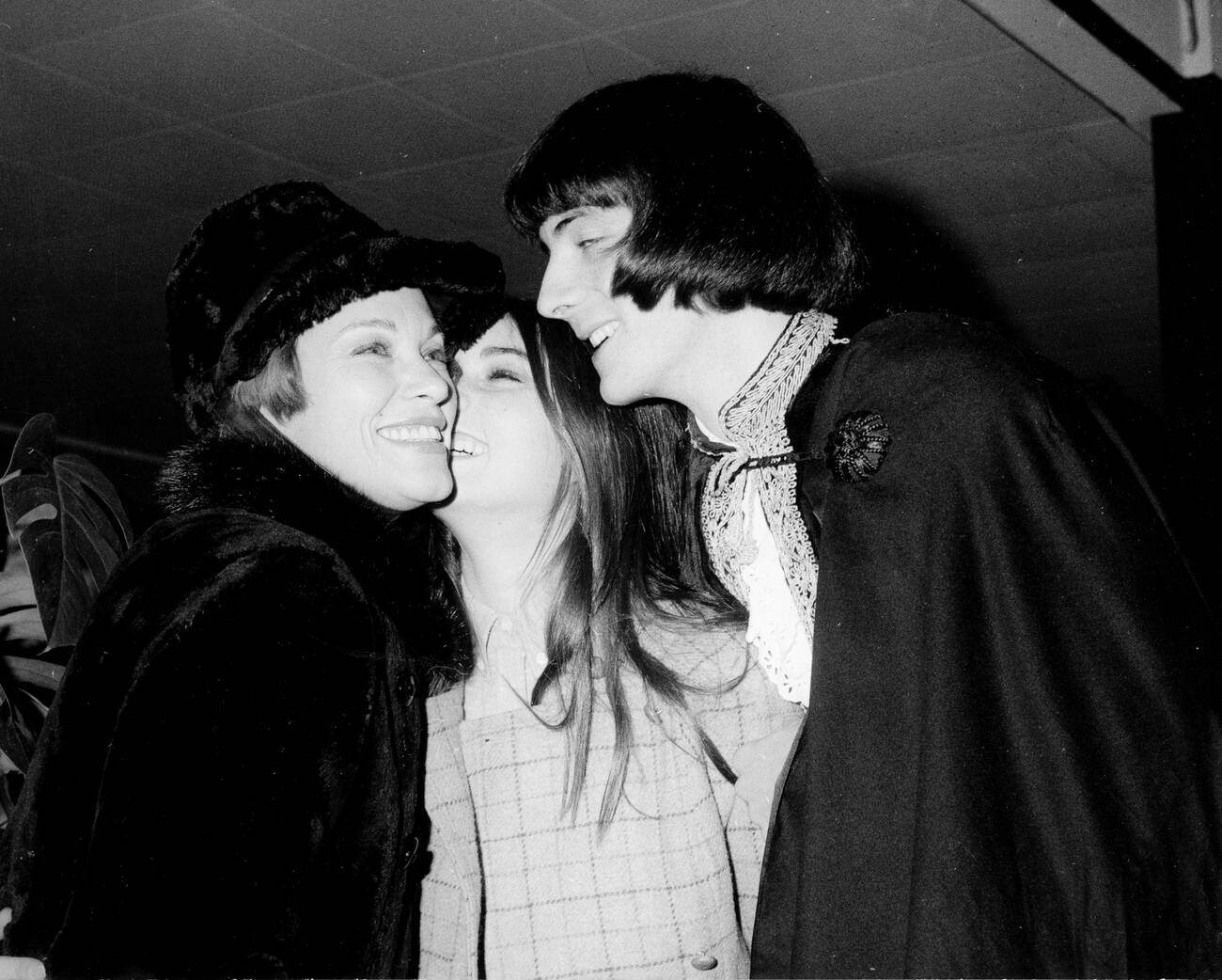 Linda Christian, Romina Power, And Stanislaus Klossowski De Rola, 1966.