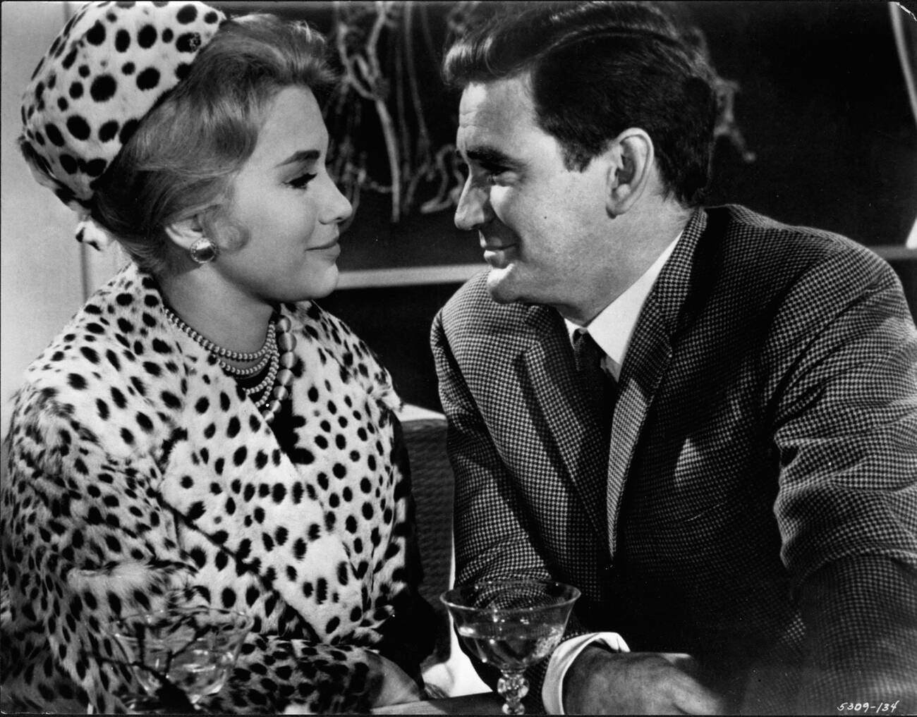 Linda Christian And Rod Taylor In ‘The V.i.p.s’, 1963.