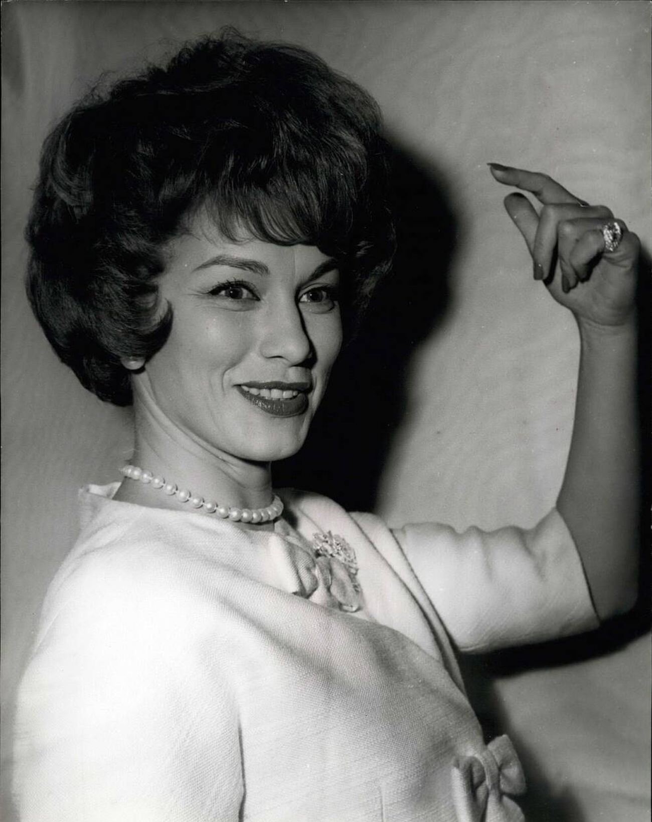 Linda Christian In Paris, October 1958.