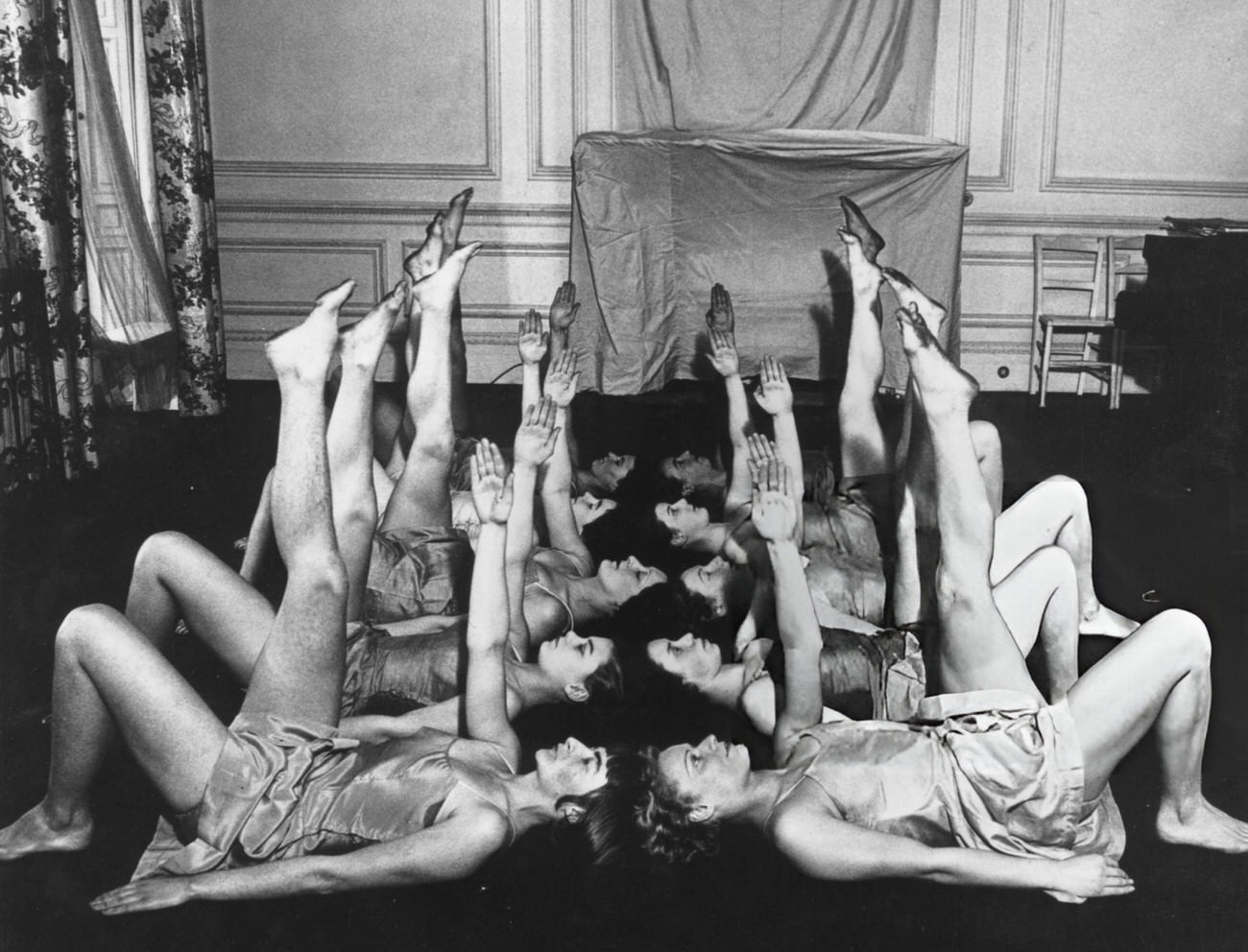 Margaret Morris Movement Members Demonstrating Antenatal Exercises, Circa 1937.