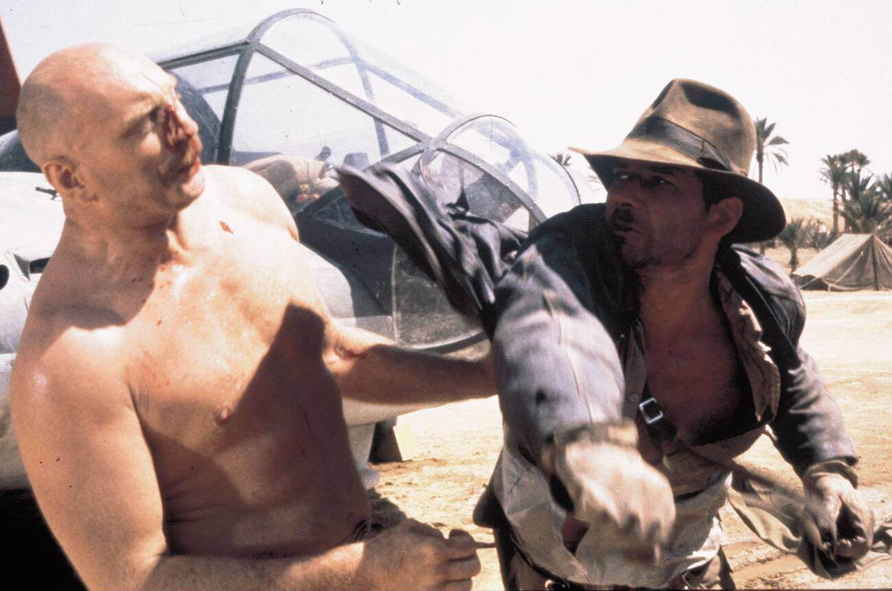 Harrison Ford In ‘Raiders Of The Lost Ark’, 1981.