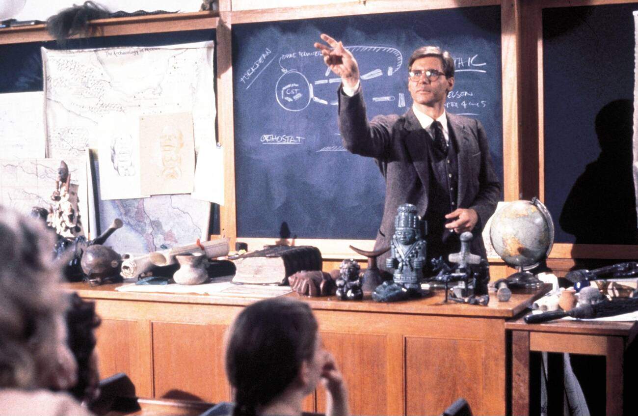 Harrison Ford In ‘Raiders Of The Lost Ark’, 1981.
