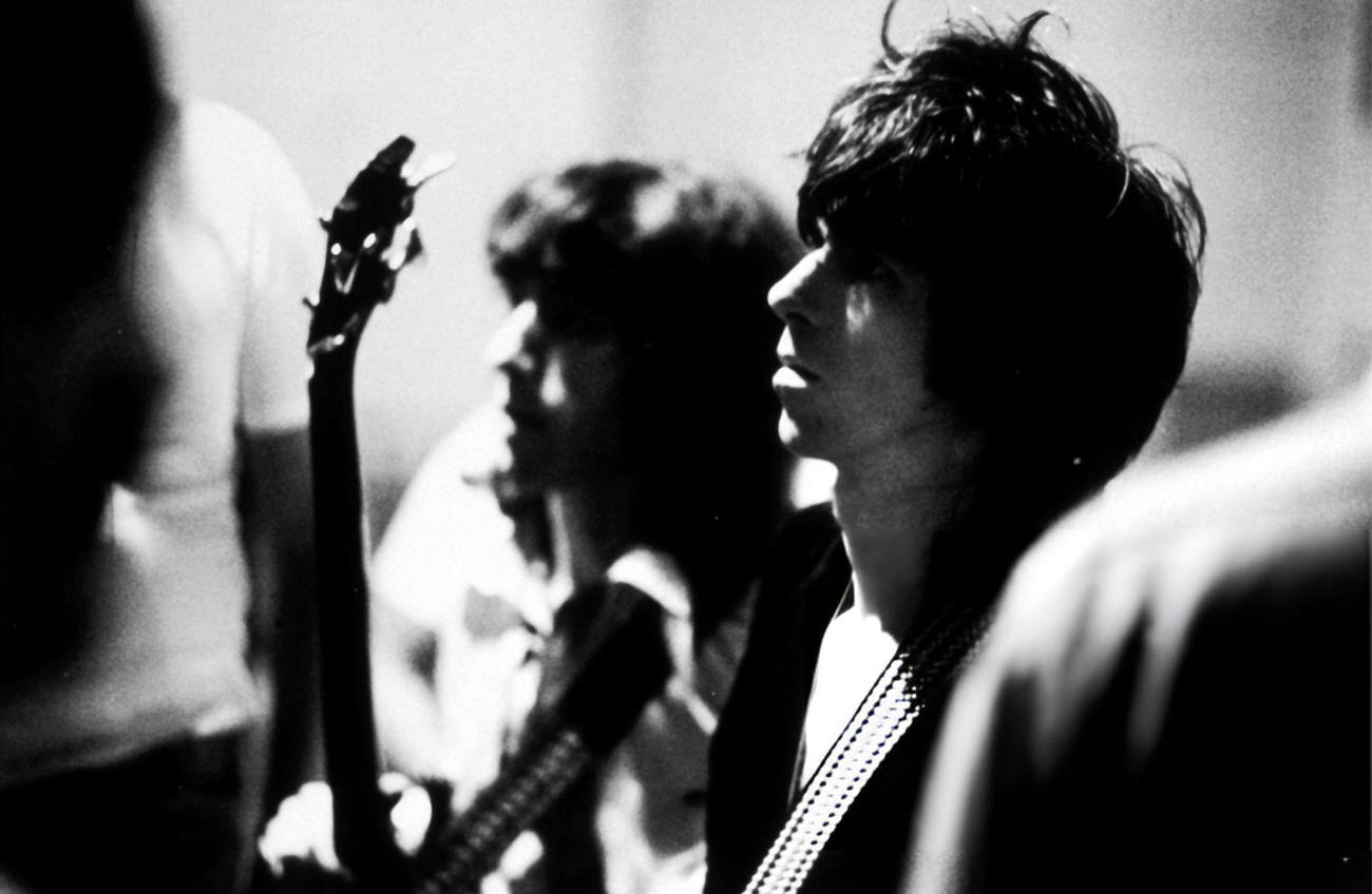Keith Richards And Bill Wyman Backstage At Frankfurt'S Festhalle During The Rolling Stones' 1976 European Tour.