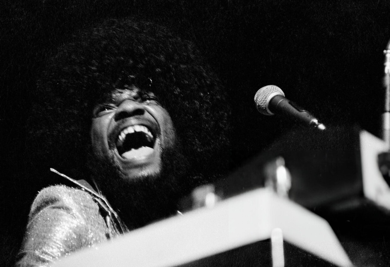 Billy Preston Performing Onstage At The Stadthalle, Vienna, During The Rolling Stones' 1973 European Tour.