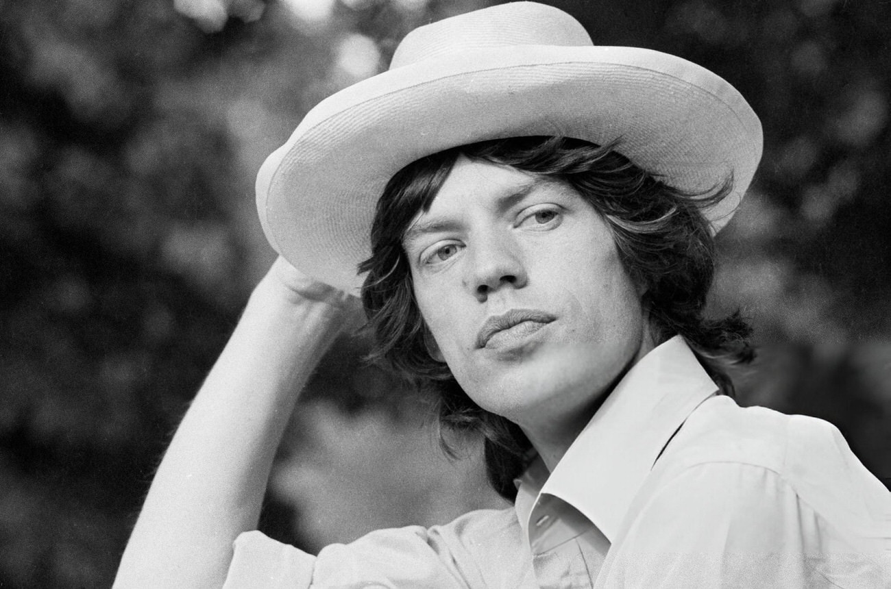 A Portrait Of Mick Jagger Before The Rolling Stones' 1973 European Tour In Vienna.