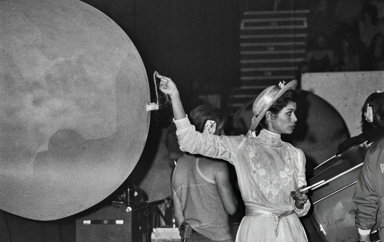 Bianca Jagger At Wembley Empire Pool, London, During The Rolling Stones' 1973 European Tour.