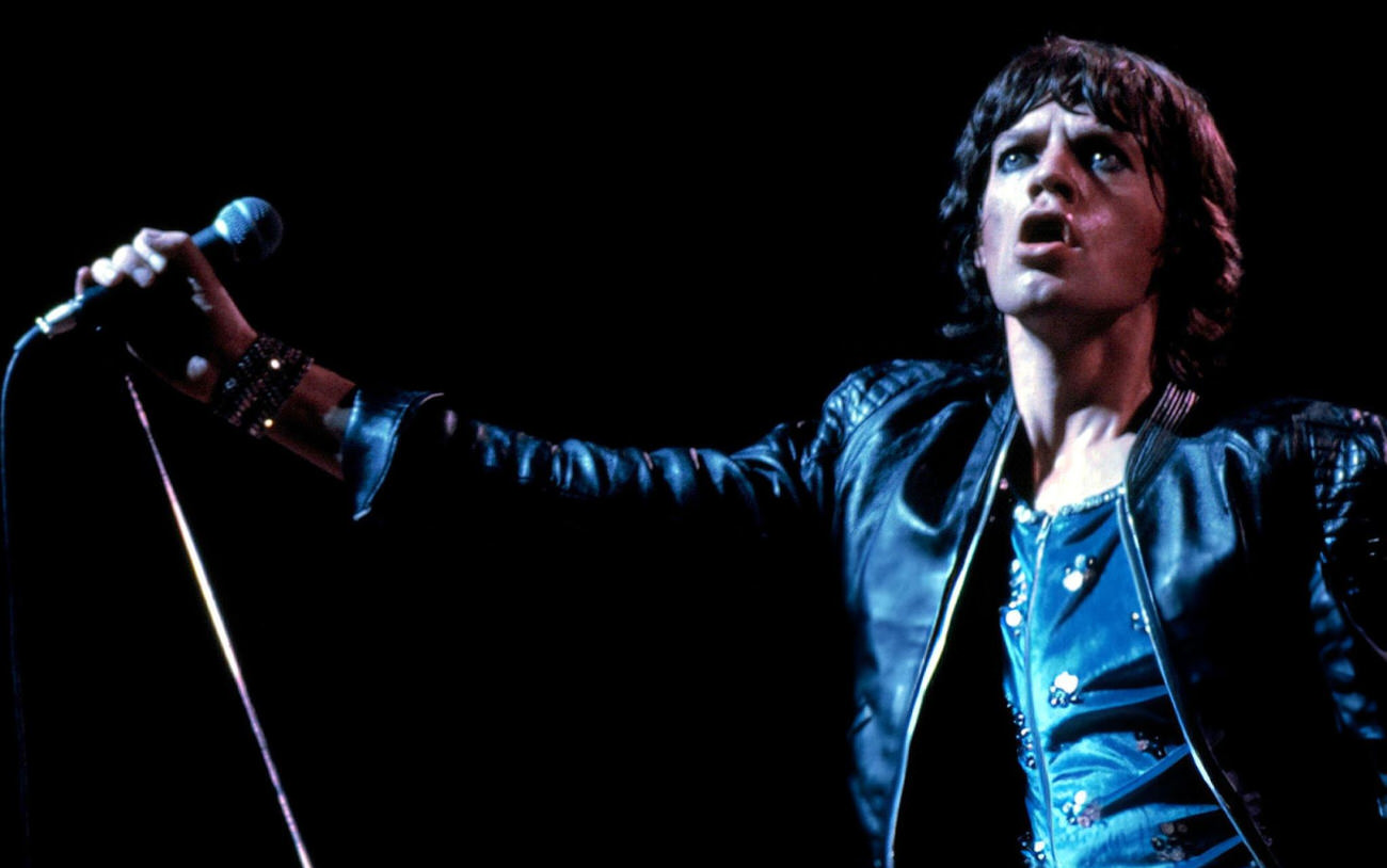 Mick Jagger Of The Rolling Stones Performing Onstage During Their 1973 European Tour.