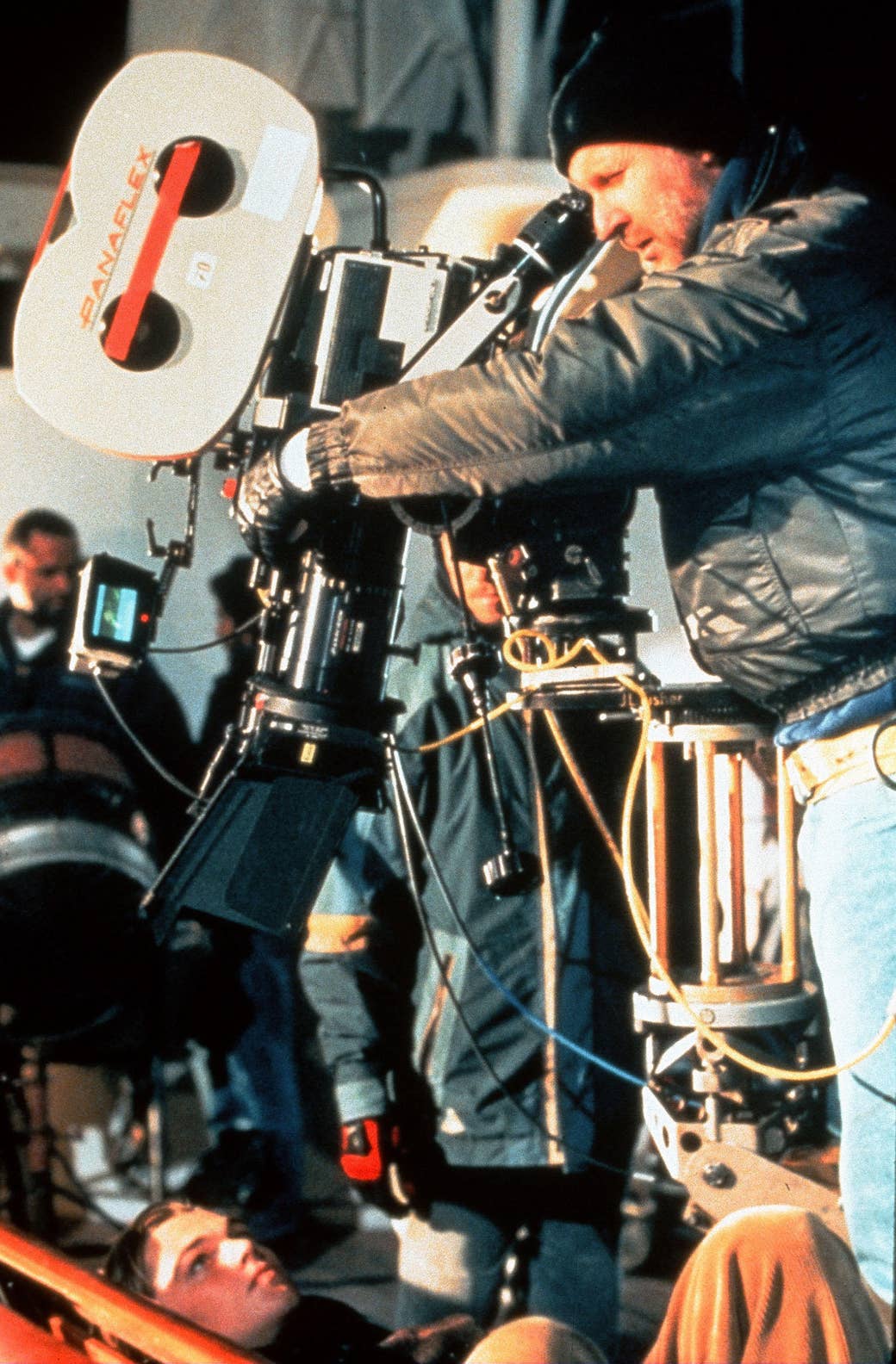 Cameron Films Dicaprio For Titanic.