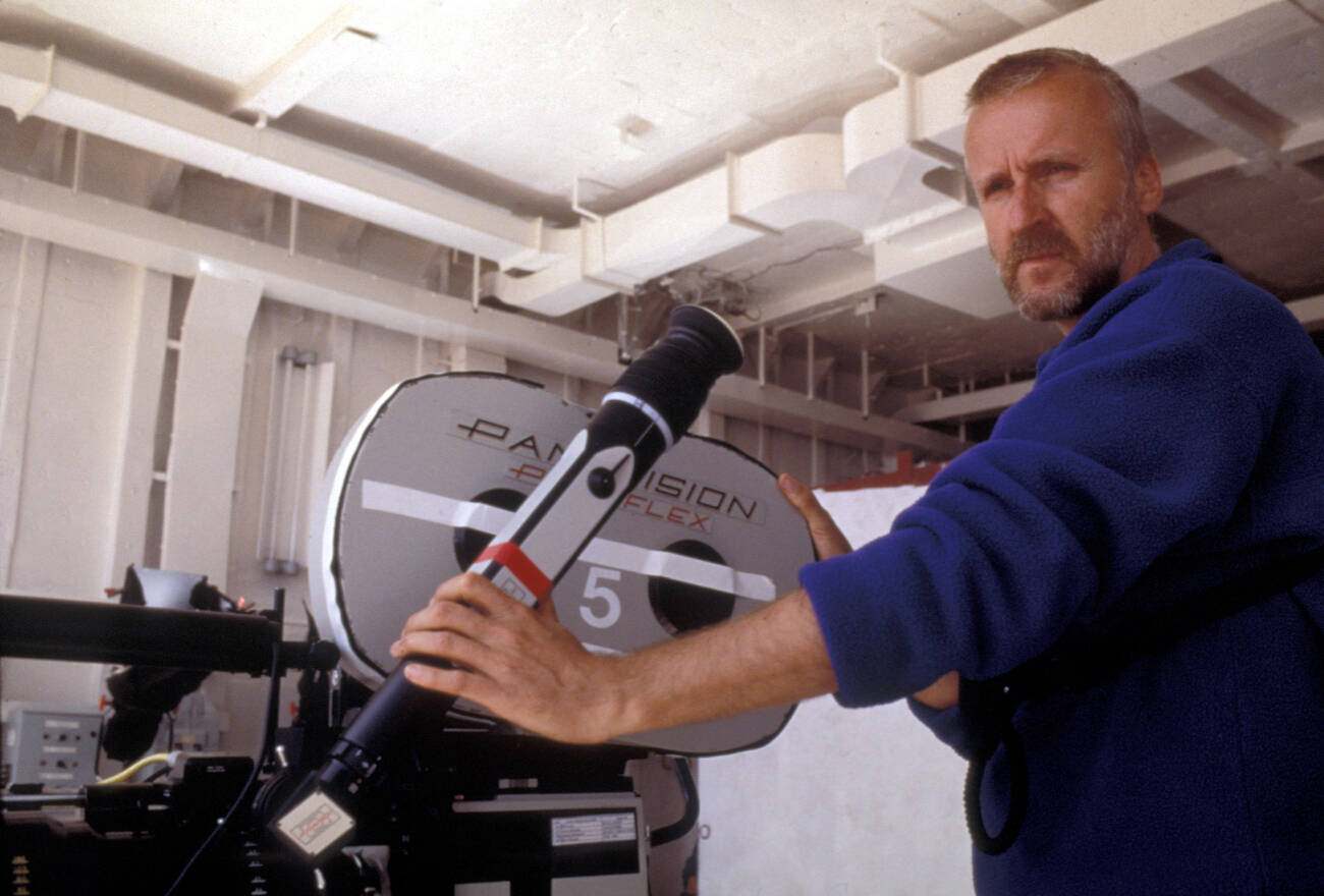 James Cameron Shooting Titanic, 1997