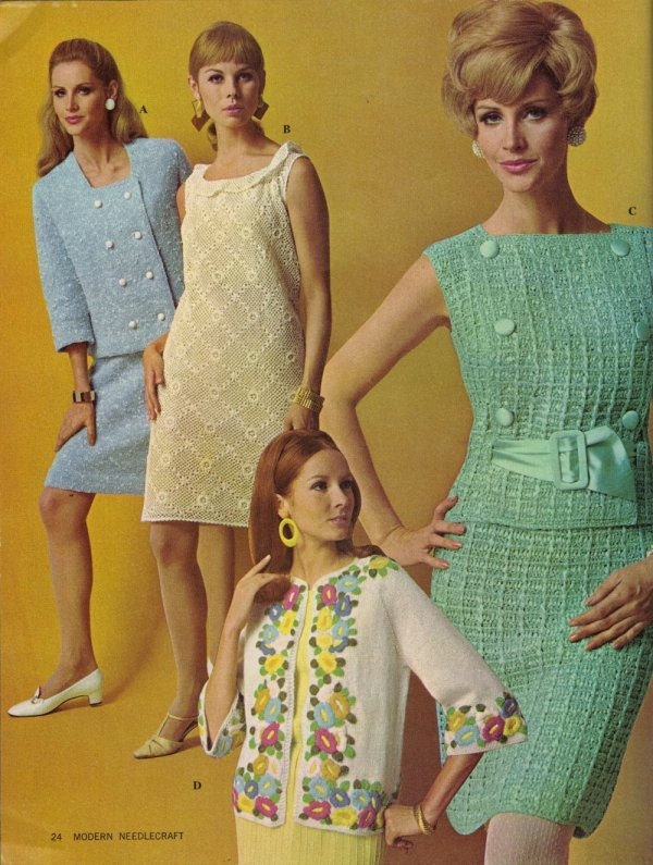 From Pastel Perfection To Earthy Elegance: A Look At The World Of Women'S Knitted Sweaters In The 1960S
