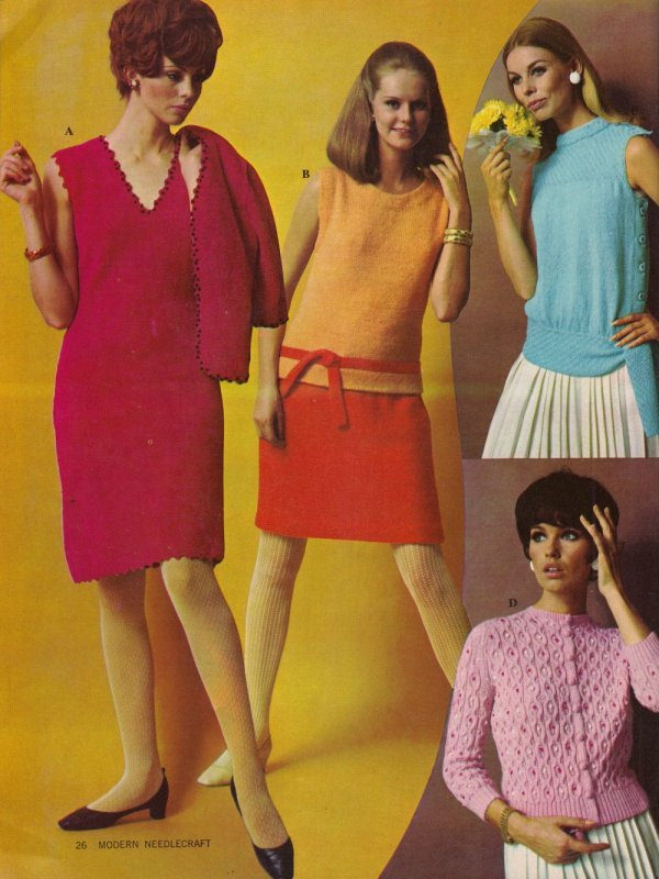 From Pastel Perfection To Earthy Elegance: A Look At The World Of Women'S Knitted Sweaters In The 1960S