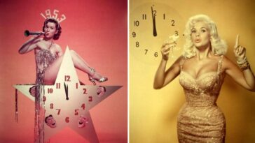 Classic Hollywood Actresses New Year Celebration