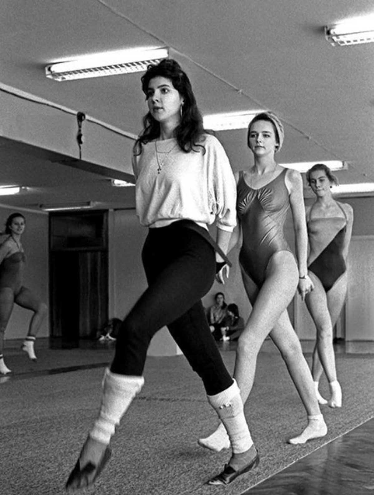Learning How To Walk On Stage.