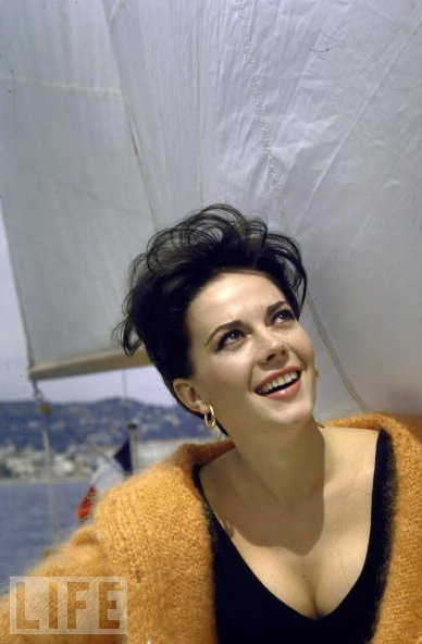 Natalie Wood Smiles Upward At The Cannes Film Festival, 1962.