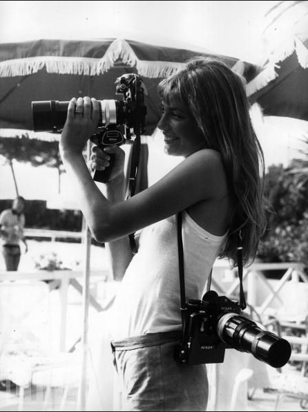 Jane Birkin Takes Up Photography At Cannes, 1975.