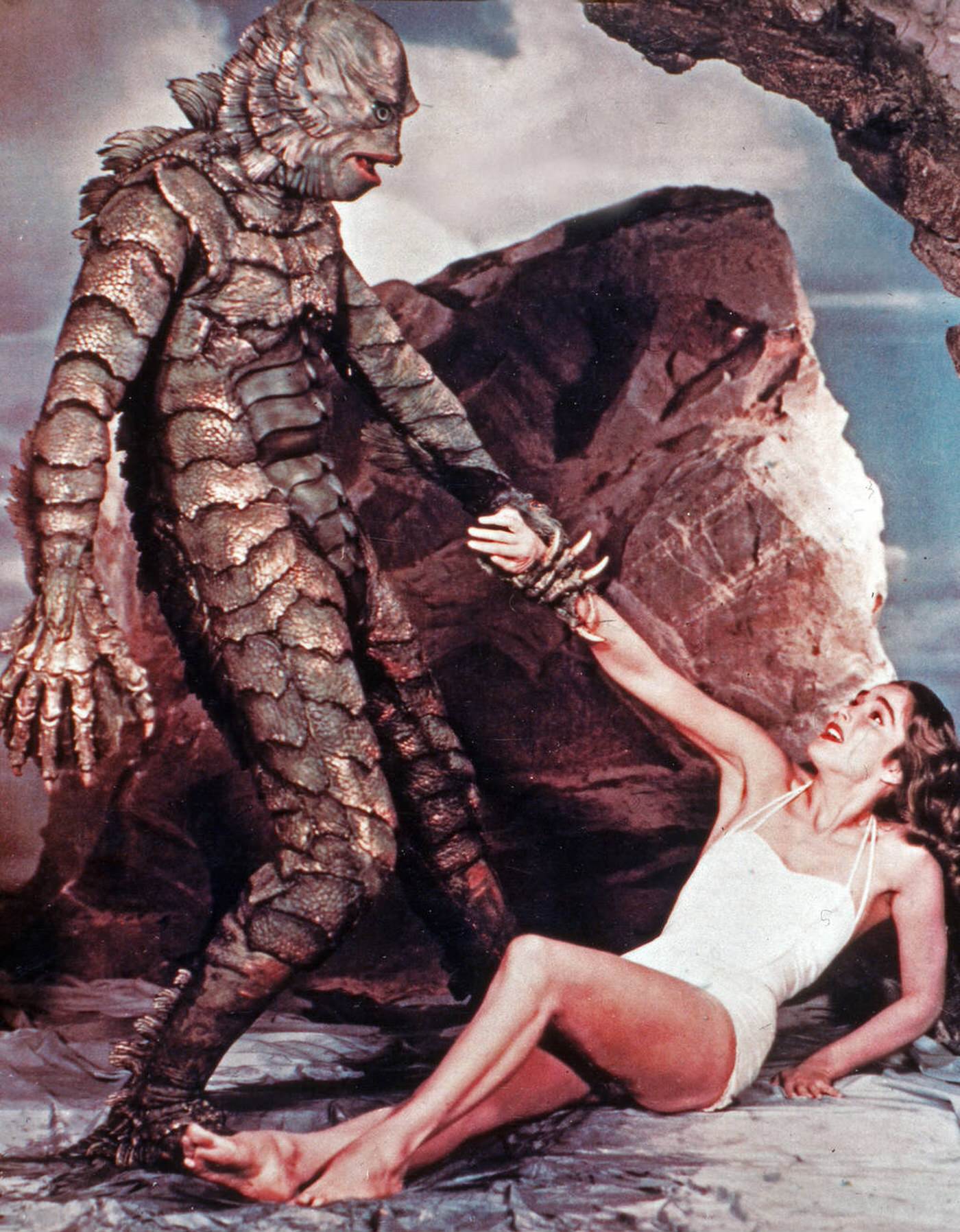 Ben Chapman And Julie Ad In 'Creature From The Black Lagoon', 1954.