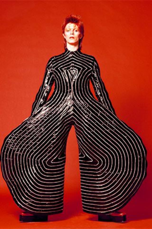 In A Look By Japanese Designer Kansai Yamamoto, 1973.