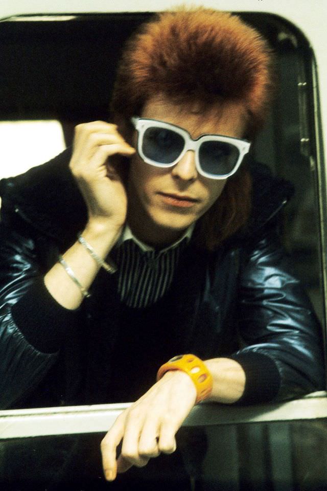 In Sunglasses, Pictured In England, 1974.