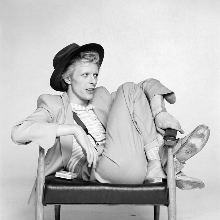In A Suit And Wide Brim Hat For A Promo Photo, 1974.