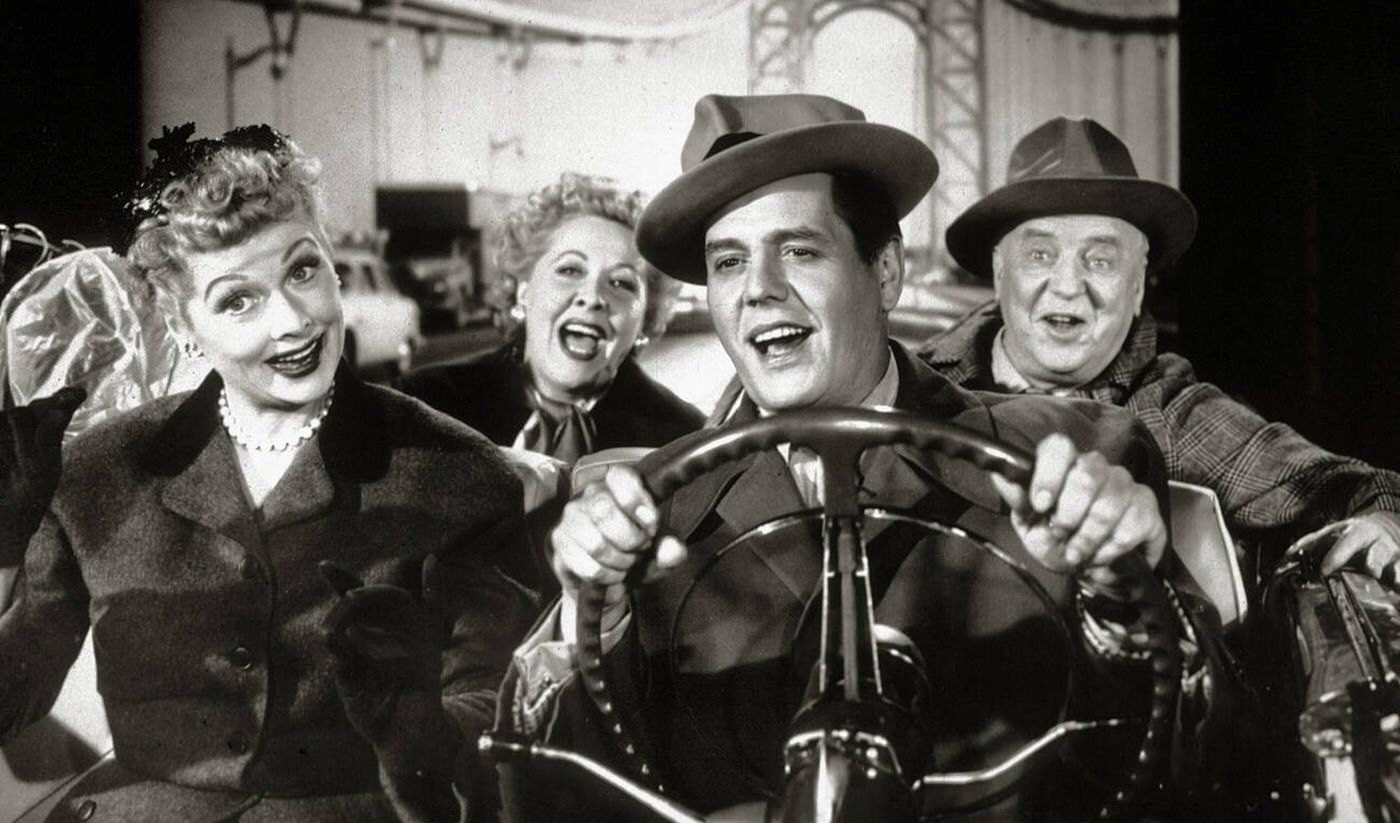 Lucille Ball, Vivian Vance, Desi Arnaz, And William Frawley In &Amp;Quot;I Love Lucy&Amp;Quot;, 1957.