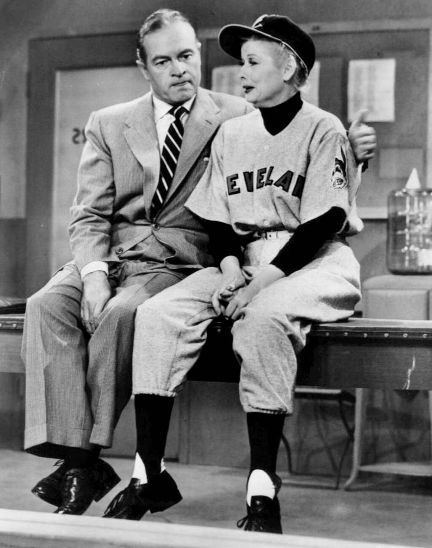 Lucille Ball And Bob Hope In &Amp;Quot;I Love Lucy&Amp;Quot;, 1956.