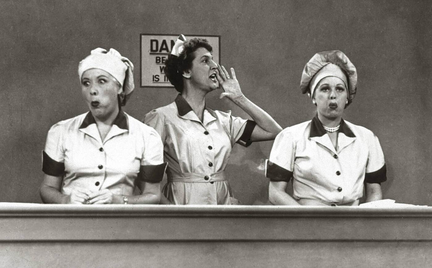 Vivian Vance And Lucille Ball In &Amp;Quot;I Love Lucy&Amp;Quot;, 1956.