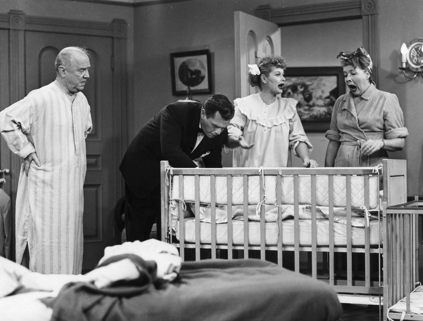 William Frawley, Desi Arnaz, Lucille Ball, And Vivian Vance In &Amp;Quot;I Love Lucy&Amp;Quot;, 1953.