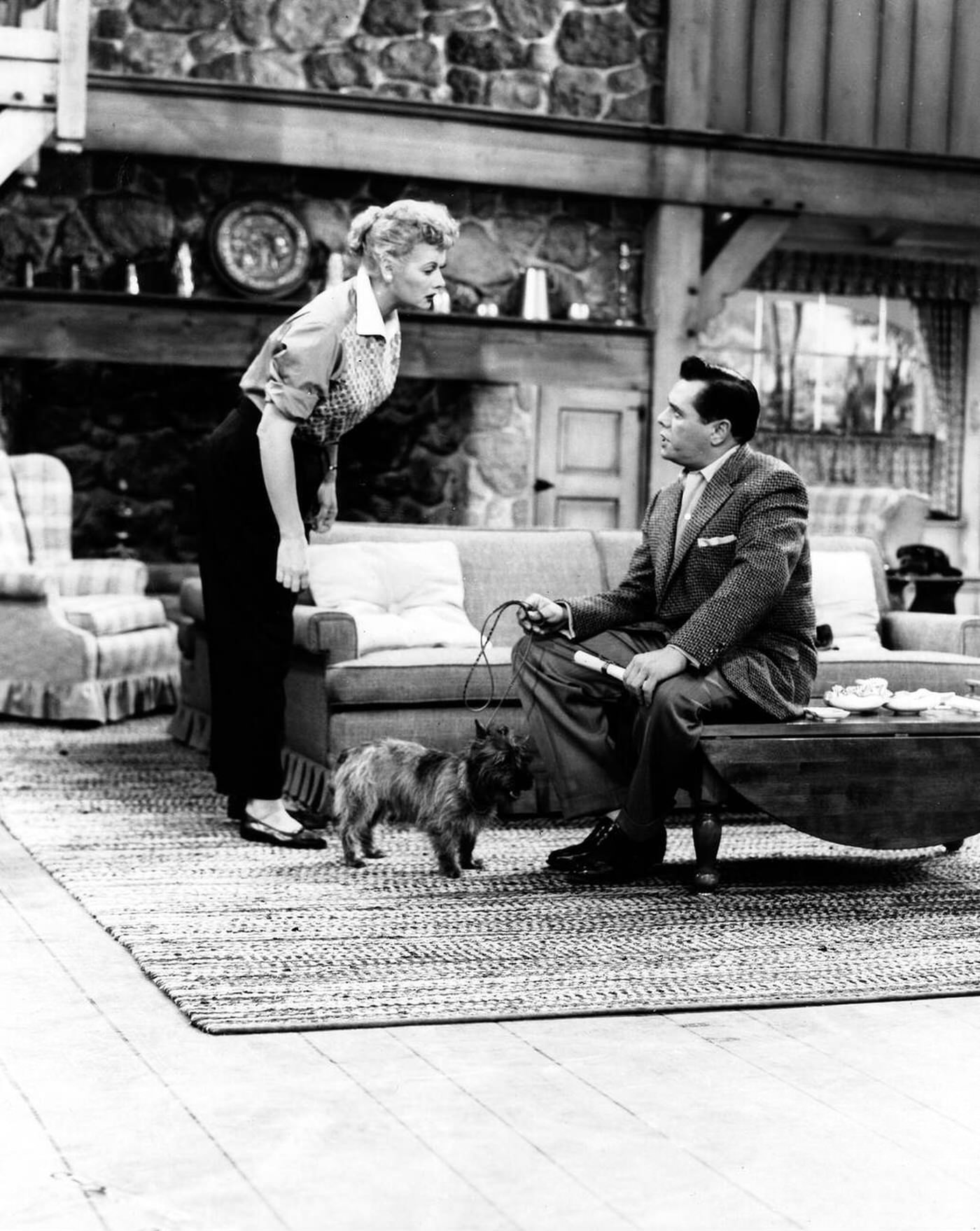 Lucille Ball And Desi Arnaz In The Comedy Tv Series &Amp;Quot;I Love Lucy&Amp;Quot;, 1950S.