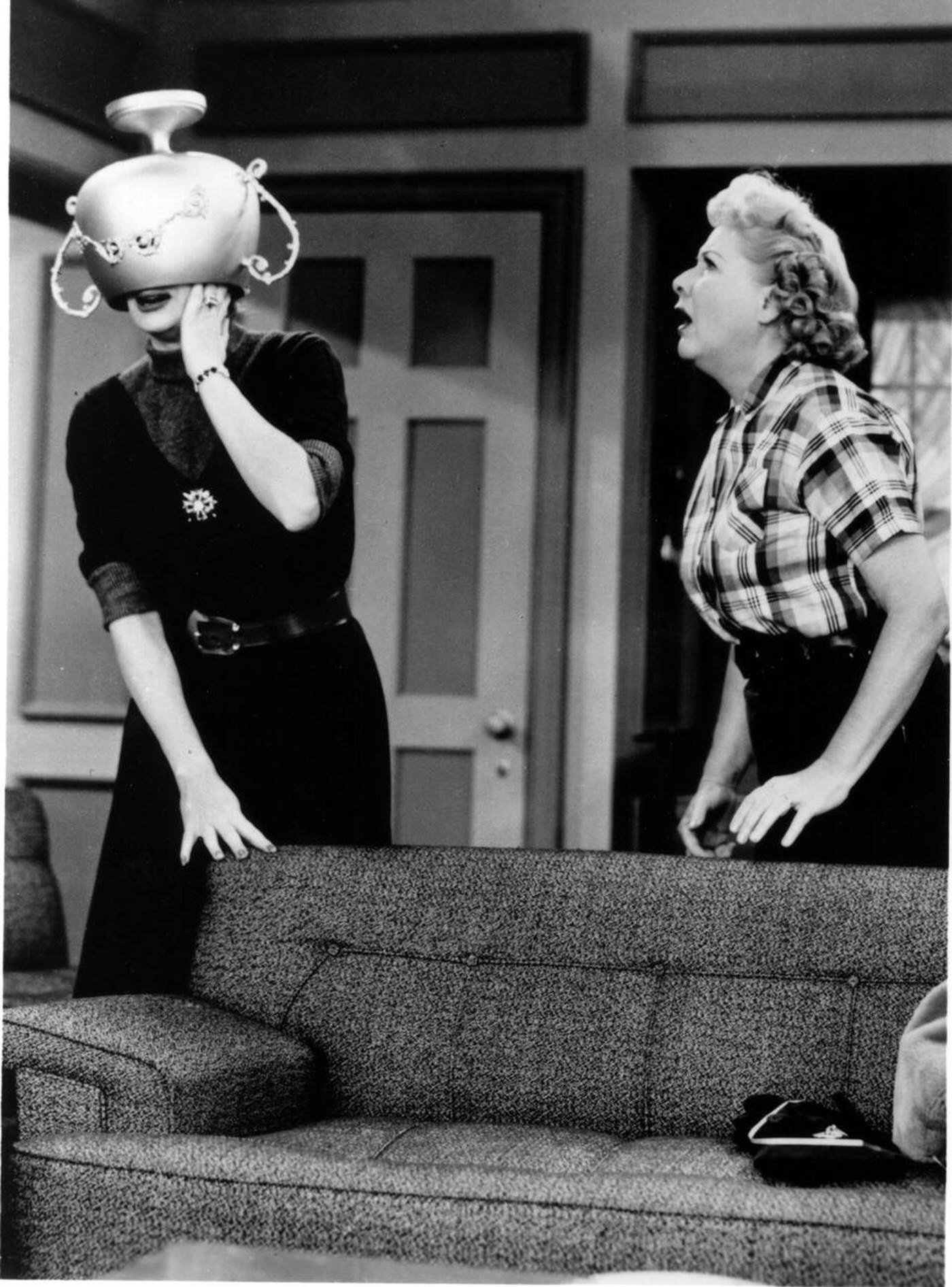 Lucille Ball And Vivian Vance In &Amp;Quot;I Love Lucy&Amp;Quot;, 1950S.