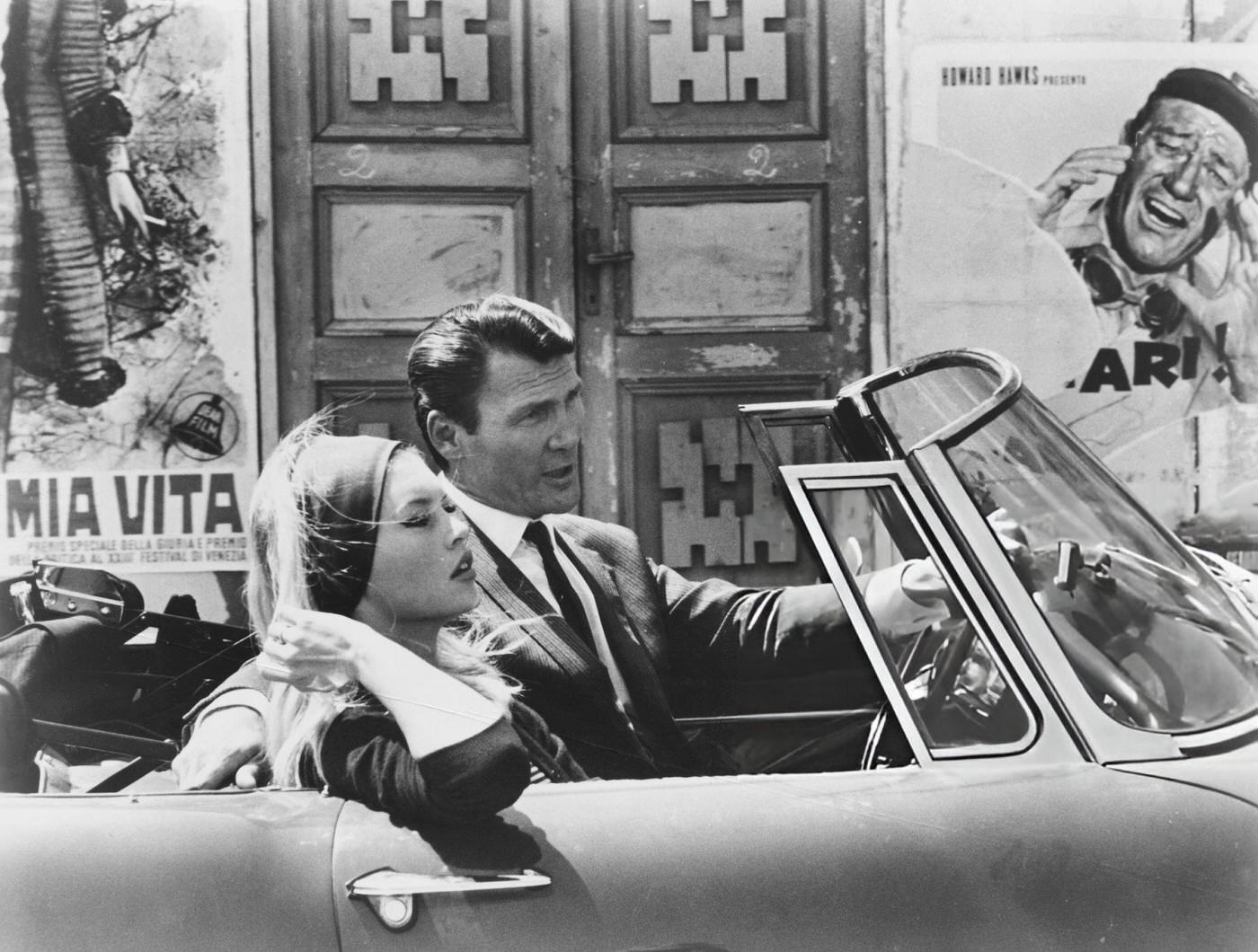 Brigitte Bardot As Camille Javal And Jack Palance As Jeremy Prokosch In 'Contempt', 1963.