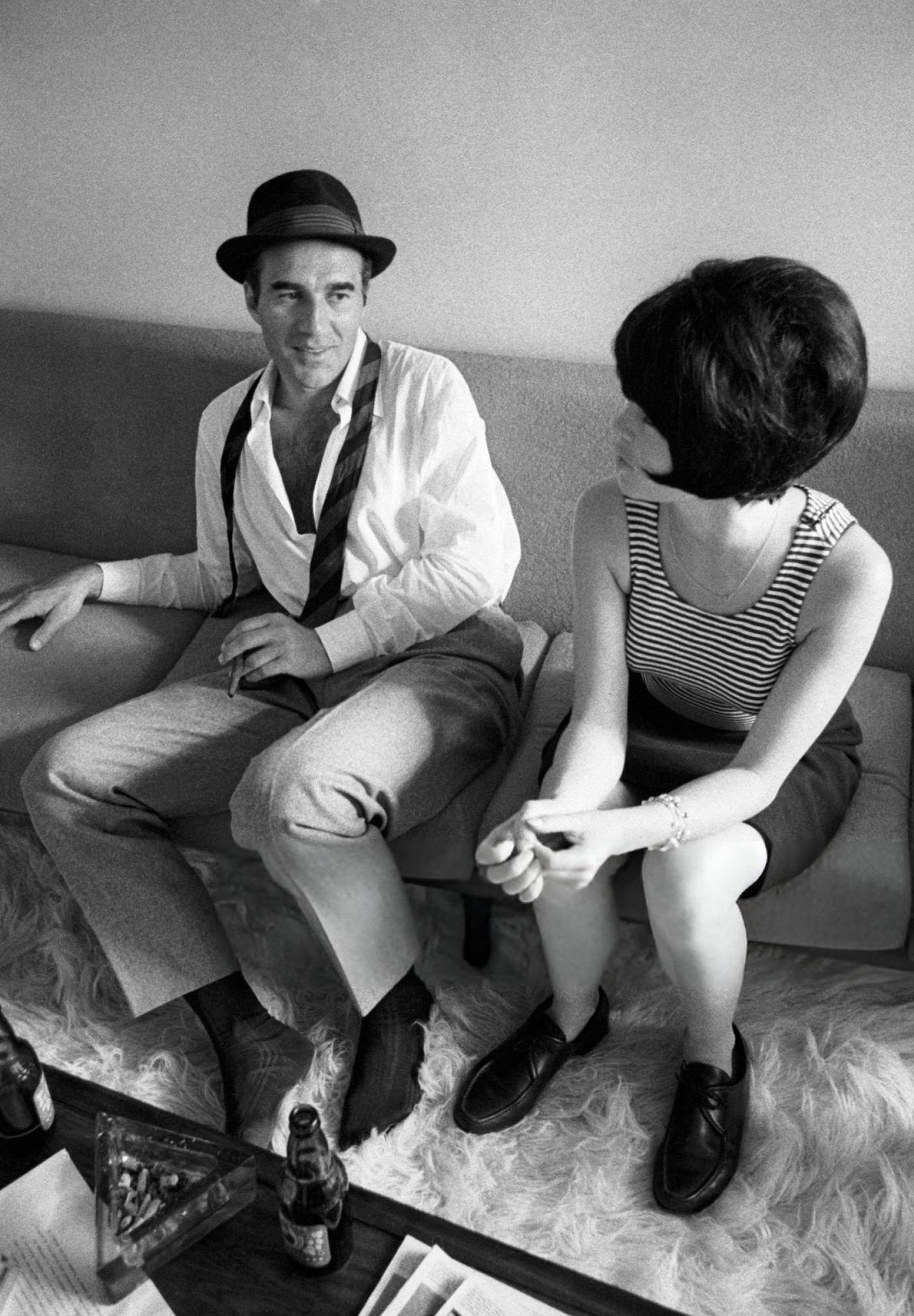 Brigitte Bardot And Michel Piccoli On The Set Of 'Le Mépris' In Italy, 1963.