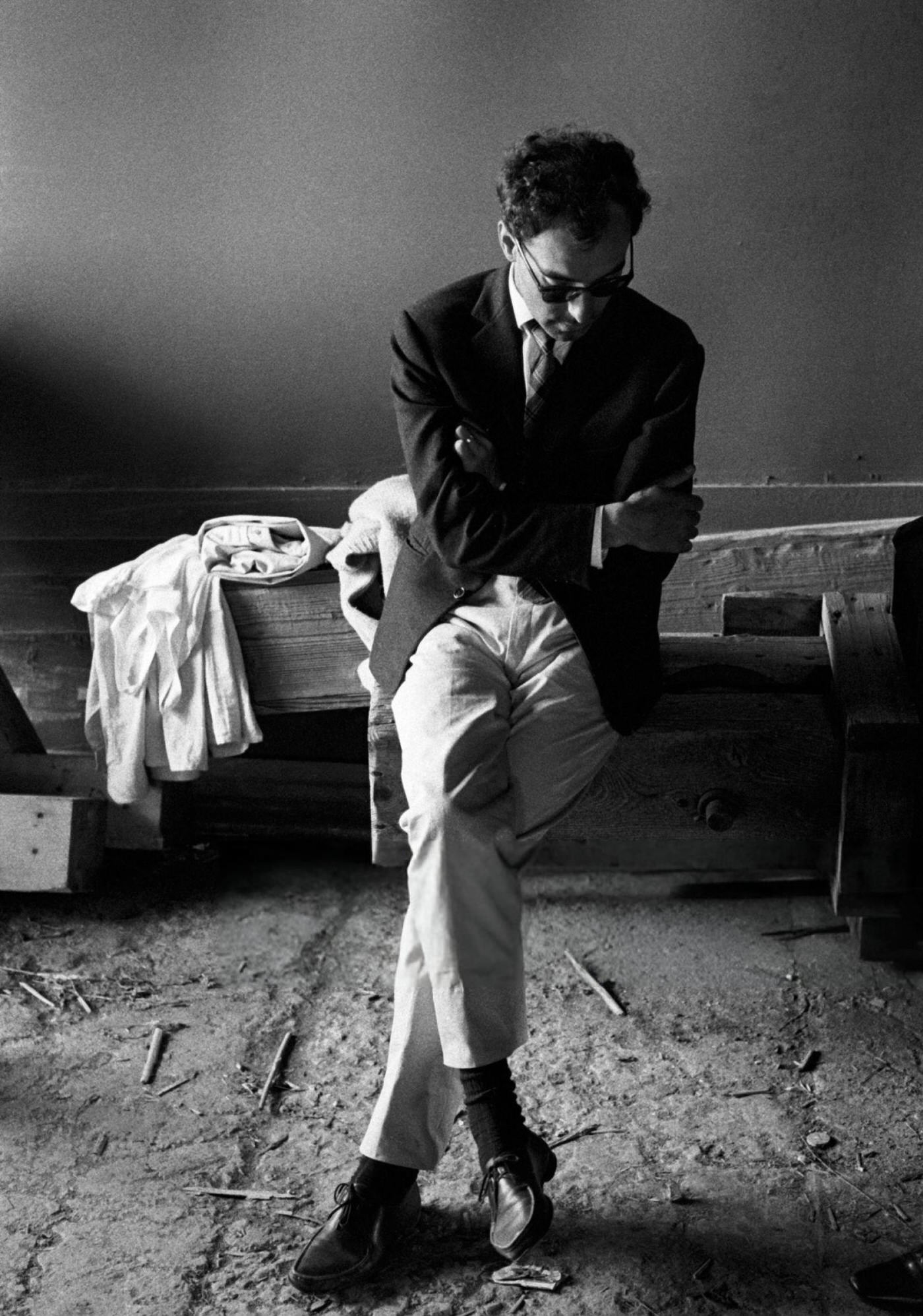 Jean-Luc Godard, The Director, During The Shooting Of 'Le Mépris' In Italy, 1963.
