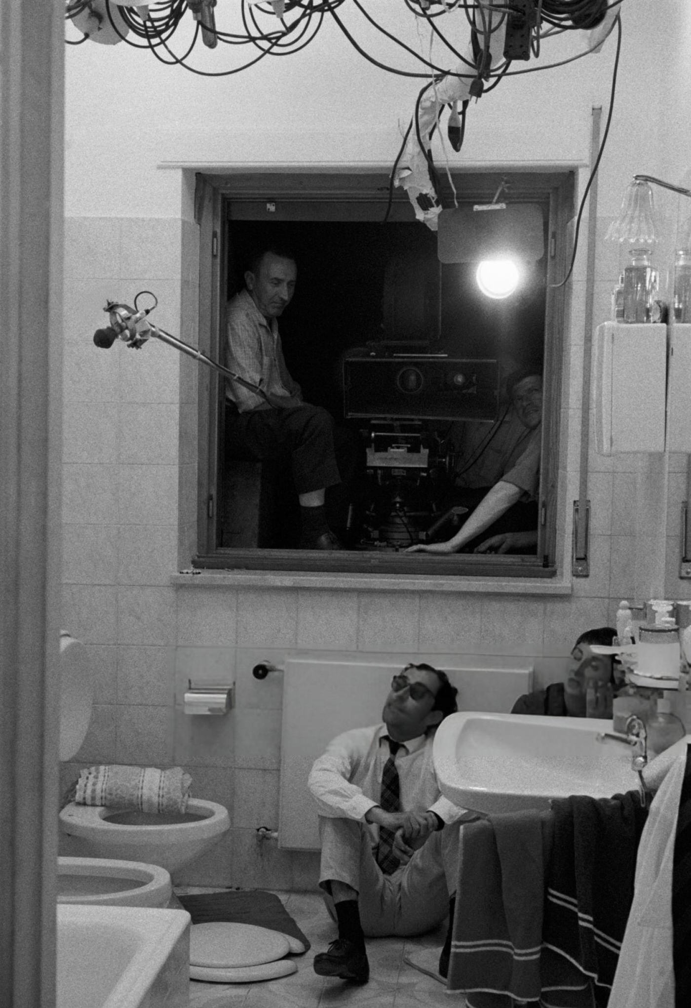 Jean-Luc Godard, The Director, During The Shooting Of 'Le Mépris' In Italy, 1963.