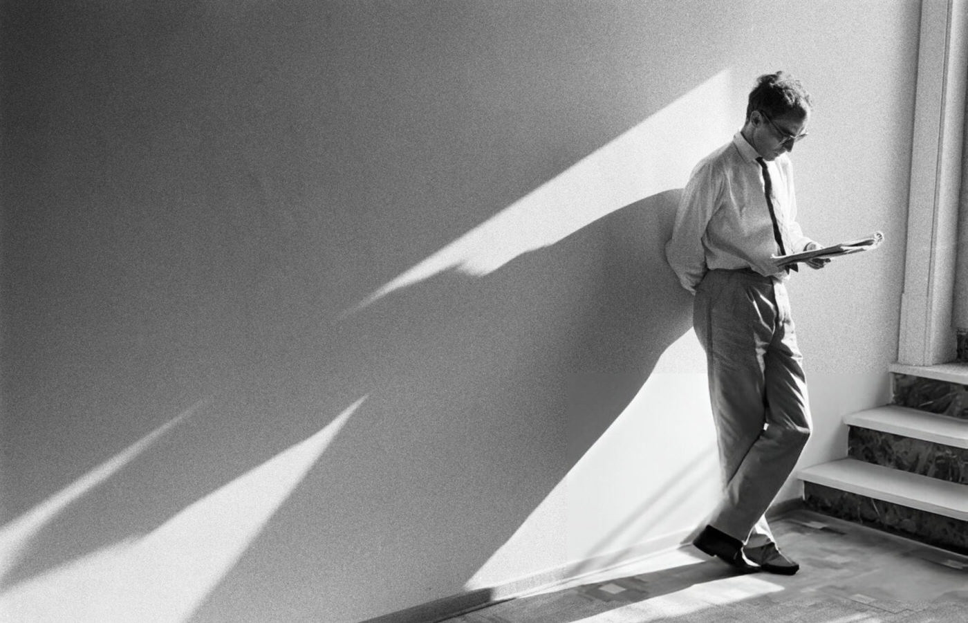 Jean-Luc Godard, The Director, During The Shooting Of 'Le Mépris' In Italy, 1963.