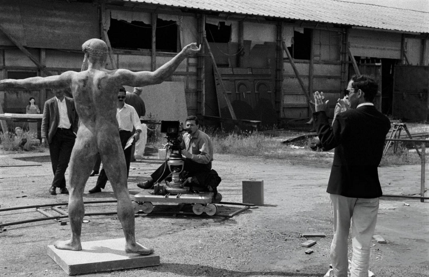 Jean-Luc Godard, The Director, During The Shooting Of 'Le Mépris' In Italy, 1963.